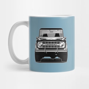 Vintage 1977 Bronco BW Mug